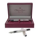 Pluma estilografica de plata con resina