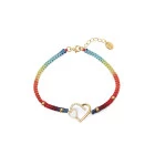 Pulsera Viceroy 13236P100-99 plata dorada corazones mujer