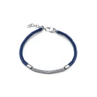 Viceroy pulsera 13258P000-93 plata y piel azul