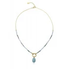 Collar Viceroy 13269C100-92 colgante piedra natural verde mujer