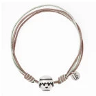 Pulsera joyas playmobil en marrón verde cilck CMP00059 ancla