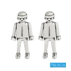 Pendientes Playmobil plata click CP00048 ale