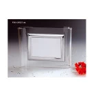 Placa plateada 26X21 cm con policarbonato 934A