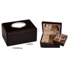 Caja joyero relojero madera y metal bilaminada LU8119