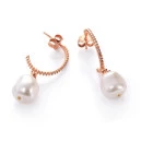 Viceroy pendientes 1209e100-69 joyas plata rosa perla mujer