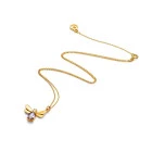 Viceroy colgante flor 4042c100-37 joyas plata libelula chapada oro mujer