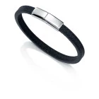 Viceroy pulsera acero cuero 6426p01013 fashion hombre