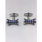 Gemelos esmalte azul