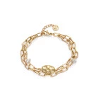 Viceroy pulsera dorada 15028p01012 joyas mujer