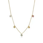 Viceroy colgante 61072c100-39 plata flores colores mujer