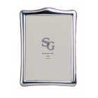 Portafotos marco de plata estrecho liso 13X18 cm