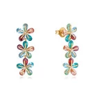 Viceroy pendientes 13083e100-39 mujer flores multicolor