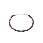 Pulsera Viceroy 14021P09010 piedras rojo negro hombre