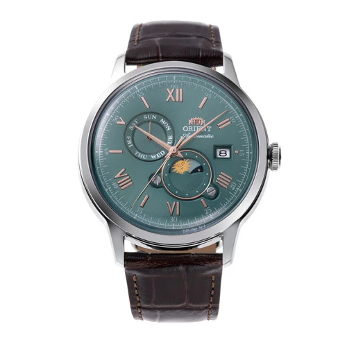 Reloj Orient RA-AK0805E30B bambino sol luna verde hombre
