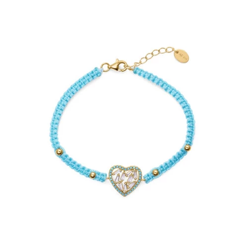 Pulsera Viceroy 13235P100-33 plata dorada corazon mujer