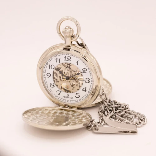 Reloj de bolsillo Minister 9085-1 cuerda esqueleto