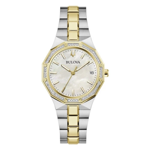 Reloj Bulova Classic 98R299 Octogon Lady bicolor diamantes mujer