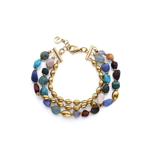 Viceroy pulsera 14276P01016 dorado piedras colores mujer