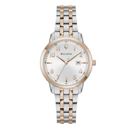 Reloj Bulova 98M140 bicolor Sutton Slim mujer
