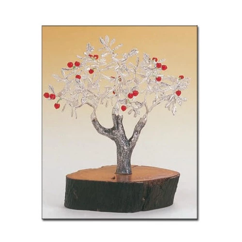 Cerezo árbol plateado decoración