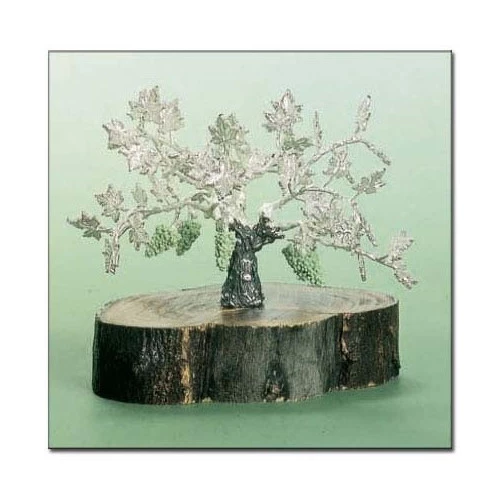 Viña árbol plateado decoración