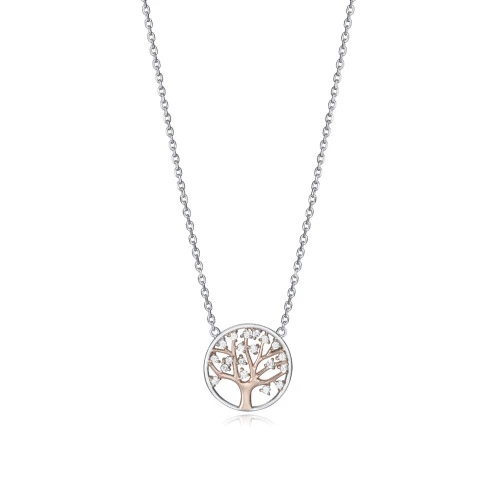 Colgante arbol vida bicolor 85028c100-30 joyas Viceroy plata mujer