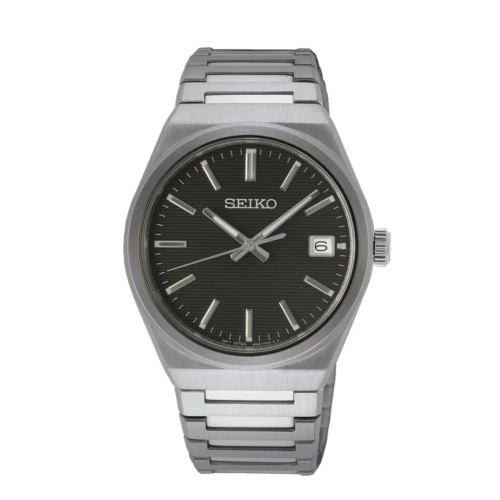 Reloj Seiko SUR557P1 zafiro esfera negra hombre