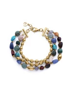 Viceroy pulsera 14276P01016 dorado piedras colores mujer