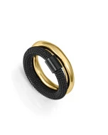 Viceroy anillo doble 14347A01610 dorado negro mujer