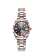 Reloj Viceroy 42438-17 acero bicolor esfera gris mujer