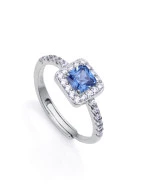 Viceroy anillo 13154A015-33 plata piedra azul mujer